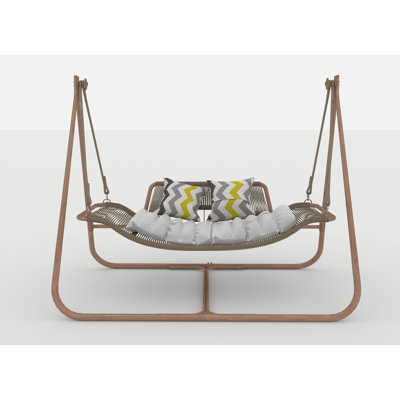 Arlmont & Co. Sesalie Swing Chair with Stand,Capacity with